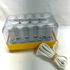VTG CLAIROL C-14 STYLE SETTER HOT‎ ROLLERS W/WAX CORE HEAT 15 ROLLERS PREOWNED